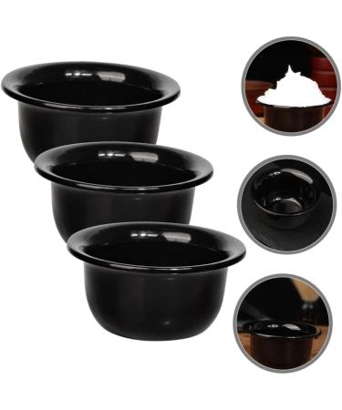 Angoily 3-Section Shaving Shell Razor Holder | Black Soap & Foam Bowl | Men's Shaving Accessories | International Shipping Available - Buy Online on GoSupps.com