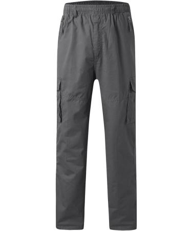 Men's Cargo Sweatpants - Casual Workout Joggers for Men - Straight Fit Sweatpants - 4X-Large - Buy Online on GoSupps.com