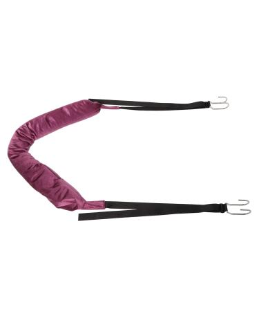 Hanging Spinal Decompression Device Comfortable Lightweight Back Stretcher Decompressor Belt Lumbar Traction Thoracic Stretcher for Home Office Car Travelling (Purple)