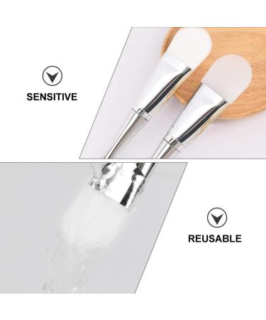 Beaupretty 2-in-1 Makeup Brush Set | Customizable Face & Eye Brushes | Silicone & Plastic Applicators for Liquid Foundation | International Shipping Available - Buy Online on GoSupps.com