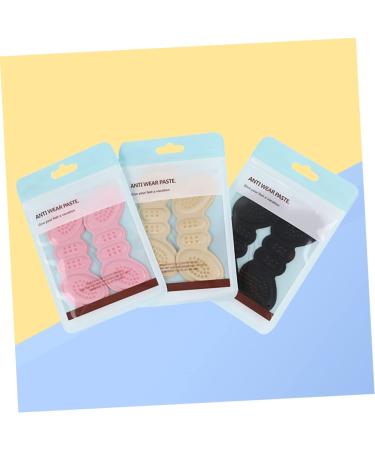 FOMIYES 6 Pairs Non-Slip Shoe Grip Cushions | Black Adhesive Gel Pads & Scrunchies for Ultimate Comfort - Shop Internationally - Buy Online on GoSupps.com