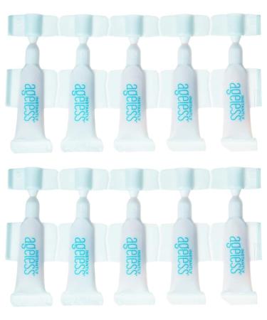 INSTANTLY AGELESS - Facelift In A Box Anti-Aging Face Cream for Forehead Wrinkles, Eyebrows, and Under-Eye Bags (10 Vials)… 10 Count (Pack of 1)