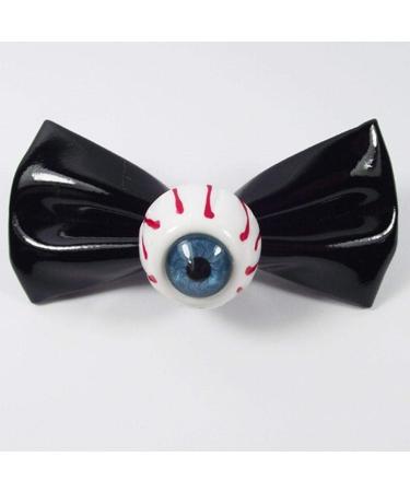 Lankater 2pcs Eyeball Hair Bow Clips - Solid Punk Hair Accessories for Girls | Perfect Gift in Black - Buy Online on GoSupps.com