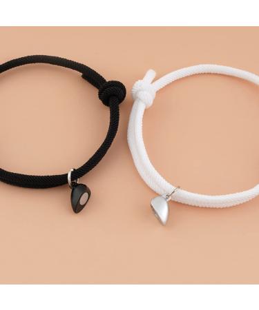 Magnetic Bracelets for Couples | Hand-Woven Love Magnet Matching Bracelets - Perfect Gift for Him & Her - Buy Online on GoSupps.com