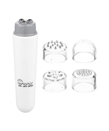 Healifty 4 in 1 Mini Electric Facial Massager Acupressure Massager for Pain Relief (White) - Buy Online on GoSupps.com