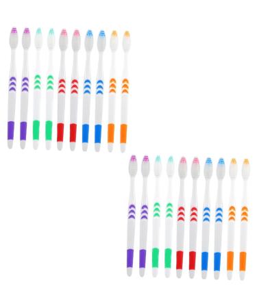 Ultechnovo 60 Stk disposable toothbrush portable toothbrushes toothbrush toothbrushes soft travel toothbrush mouthwear dairy brushes bamboo carbon cleaning brush travel ABS