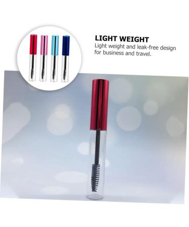 POPETPOP 10pcs Mascara Bottle Portable Round Funnels and Transfer Clear Empty Bottles Makeup Tools Eyelash - Buy Online on GoSupps.com