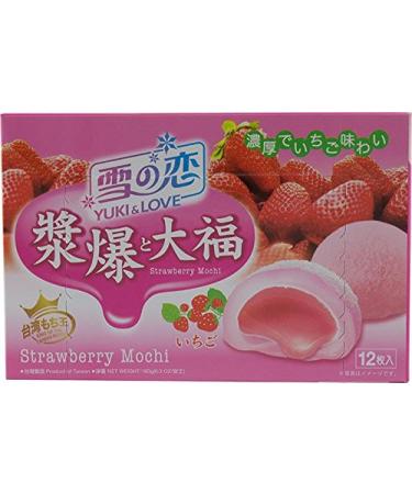 Yuki & Love Strawberry Mochi 180g / 6.3 Oz