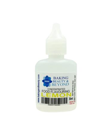 Baking Beauty and Beyond Concentrated Food Flavouring Oil - Dozen of Professional Quality Food Grade Flavouring Oil for Candy Making Baking Cooking Lip Balm and Lip Gloss - Lemon (30ml) - Buy Online on GoSupps.com