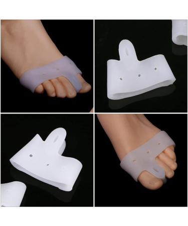 Silicone Toe Caps Set - Corn Relief, Blister Prevention, Metatarsal Guards - 3 Pairs (White) - Buy Online on GoSupps.com