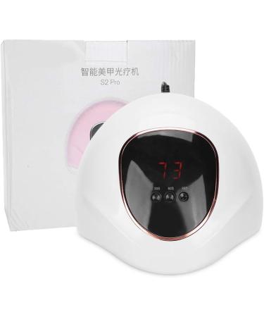 UV Nail Lamp 72W with 54 UV LED Light for Gel Polish | 3 Preset Timers | Auto Sensor Portable LED Nail Lamp - White - Buy Online on GoSupps.com