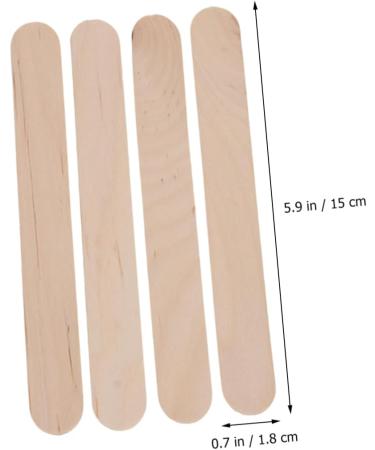 Beavorty 150 Wax Applicator Sticks - Wooden Ice Rods for Hair Removal | Bamboo Spatula for Women - Buy Online on GoSupps.com