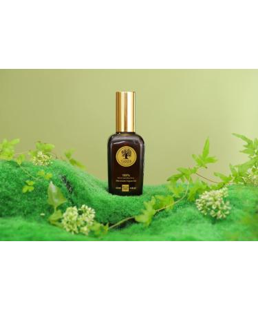 100% Natural Moroccan Argan Oil Serum - YANDE Golden Beauty | Instant Absorption High in Vitamin E & Essential Fatty Acids for Hair & Skin - 3.4 Fl Oz - Buy Online on GoSupps.com