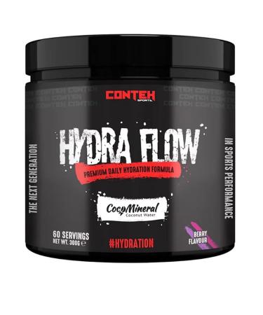 Conteh Sports Hydra Flow Premium Daily Hydration Formula 300g 60 Servings (Berry)