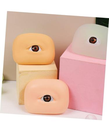 NOLITOY 2pcs Eye Practice Skin Eyeshadow Permanent Make up Practice Skin Silicone Makeup Skin Training Board 6.5x4.9cm As Shown - Buy Online on GoSupps.com