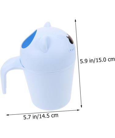 Ciieeo Bath Rinse Cup Waterfall Shower Head Shampoo Scoops Sprinkler Shampoo Take a Bath Child 14.5X10.2X15.5CM Green - Buy Online on GoSupps.com