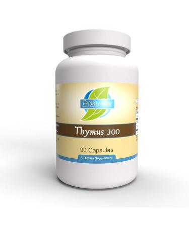 Priority One Vitamins Thymus 300mg 90 Capsules - Glandular- Immune System Support*