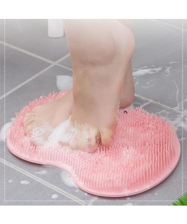 Shower Foot & Back Scrubber Mat | Anti-Slip Green Foot Muff Cleaner & Massage Device for Ultimate Bath Relaxation - Buy Online on GoSupps.com