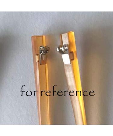 Casota Glasses Replacement Bars - Durable Plastic Brackets for Men & Women - Transparent & Brown - 1 Pair - Buy Online on GoSupps.com