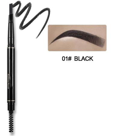 Total Temptation Eyebrow Definer Pencil Double Head Automatic Rotating Eyebrow Pencil with Brush(1#) - Buy Online on GoSupps.com