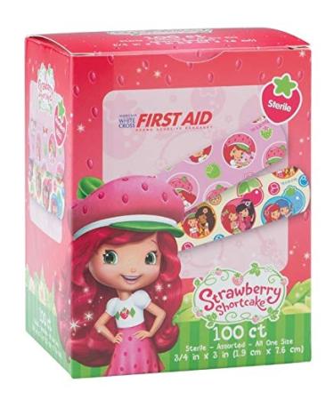 Strawberry Shortcake Sterile Adhesive Bandages 100 count