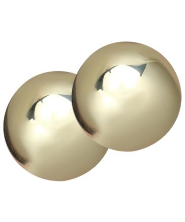 Partykindom 1 pair of baoding fitness ball finger fitness ball Hand training ball older baoding balls Massage bullies bulls bulls massage baoding balls small ball brass wearable