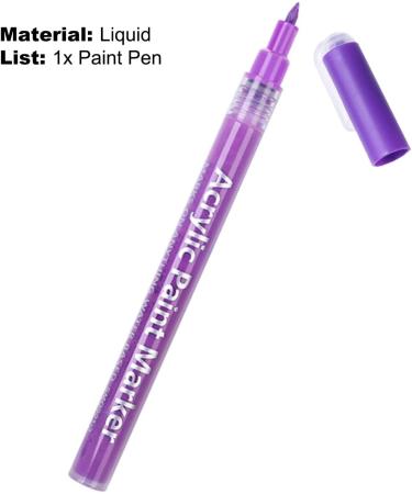 Nail Drawing Pen Nail Beauty Fashion Nail Drawing Liner DIY Abstract Beauty Tool Compatible with Women Purple - Buy Online on GoSupps.com