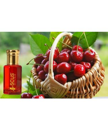 Cherry Fragrance for Men & Women Floral Fruity Concentrated Perfume oil Long Lasting Fragrance Non-Alcoholic (Parfum 12ml with Velvet Pouch) - Buy Online on GoSupps.com
