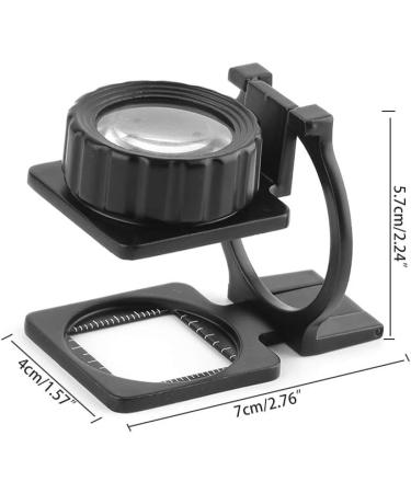 Metal Foldable Magnifier 20X Linen Tester Loupe Cloth Thread Counter Magnifying Glass Small Gift - Buy Online on GoSupps.com