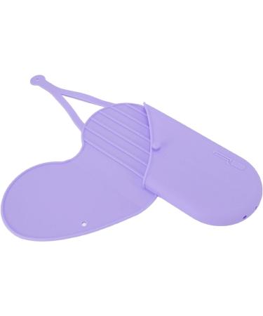 Insulated Silicone Curling Iron Pad | Heat Resistant Mat & Pouch for Travel | Professional Hair Styling Tools for Women (Purple - Buy Online on GoSupps.com