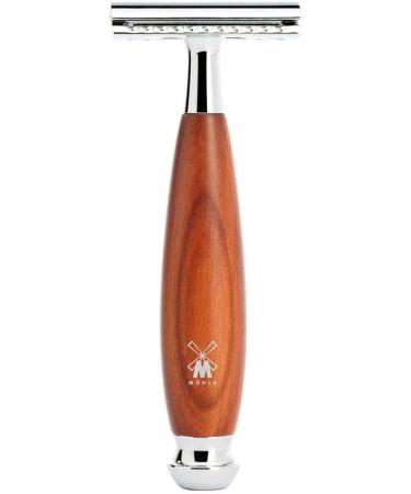 M HLE Vivo Shaving Set with Bowl - Black Fibre Safety Razor & Plum Wood - Premium Men's Grooming Essentials - Buy Online on GoSupps.com