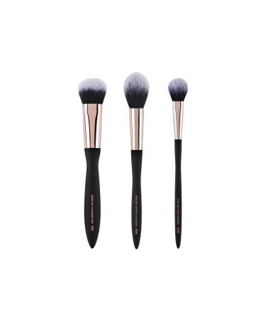 Profusion Cosmetics Artistry Face Essentials | 3-pc Artistry Face Brush Set