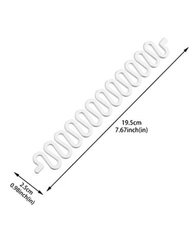 SRTYZ 9PCS Hair Styling Clips - French Braid Tool for Women's Hair - Black/White/Gray - Perfect for Easy Hairstyles & International Shipping - Buy Online on GoSupps.com