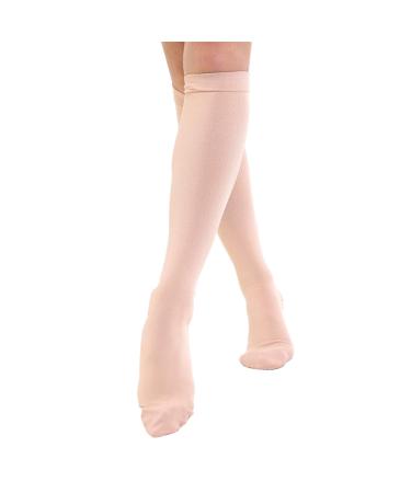 Aciyd compression socks varicose veins Summer elastic closed toe comfortably and breathable improve the blood circulation in swelling ankles black XXL (Flesh XL) (Flesh XX)