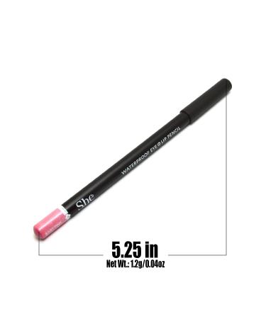 Waterproof Eye & Lip Liner Pencil Set - She Makeup - Baby Pink + Zipper Bag - Buy Online on GoSupps.com