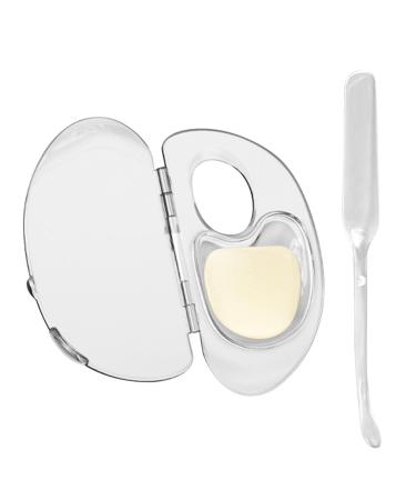 lyanny lyanny Acrylic Makeup Palette with Stick - Test Tray for Liquid Foundation - Cosmetic Mixing Tray - Clear Acrylic Makeup Mixing Palette for