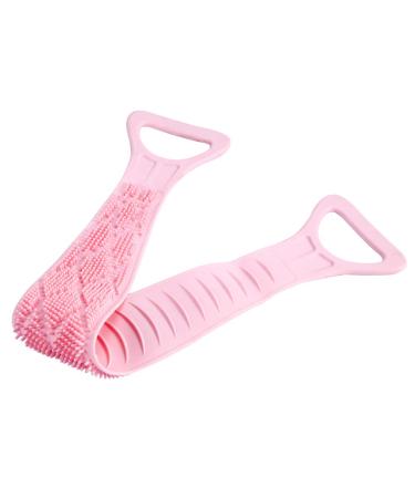 Silicone Back Scrubber for Shower Silicone Bath Body Brush Back Washer for Shower  Back Scrubber for Teens & Women Pink