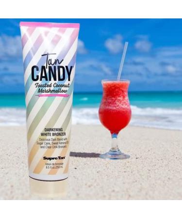Supre Tan Candy Toasted Coconut White Bronzer 8.5oz | Ultra-Hydrating Formula - Buy Online on GoSupps.com