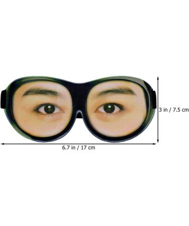 Beaupretty Funny Eye Mask 3D Sleep Mask with Glasses Design - Perfect for Travel and Sleeping - Buy Online on GoSupps.com