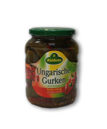 K hne KG (GmbH & Co.) Bold Hungarian cucumbers with peppers and chili peppers (720 ml glass)