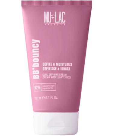 Mulac Cosmetics Kit 2 pieces BB' BOUNCY STYLING curly hair shaping cream curly anti-frizz VEGAN 150 ml x 2 - Buy Online on GoSupps.com