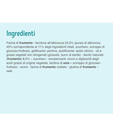  Italian Gourmet E.R. Misura Cornetti Albicocca Privolat Set of 6 apricot croissants without milk or eggs 290 g + Italian Gourmet pulp 400 g - Buy Online on GoSupps.com