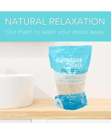 Comfort Salt Magnesium Bath Flakes - 4lb Bag for Relaxation, Recovery & Wellness - Buy Online on GoSupps.com