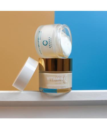 Noche Y Dia Day & Night Moisturizing Bundle - Vitamin C Face Cream & Caviar Face Cream - Buy Online on GoSupps.com