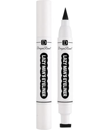Waterproof Eyeliner Stamp - Liquid Eyeliner Pen with Stamps Long-Lasting Eye Pencil Eye Shadow Pen Waterproof Liquid Make Up Pencil for Natural Looking Pologmase - Buy Online on GoSupps.com