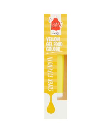 Cake D cor Gel Food Colour Yellow 19g