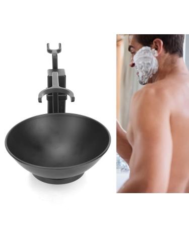 Premium Shaving Stand & Bowl Set - Men's Gift Razor & Brush Holder - Black Soap Shell Shaving Accessories - Buy Online on GoSupps.com