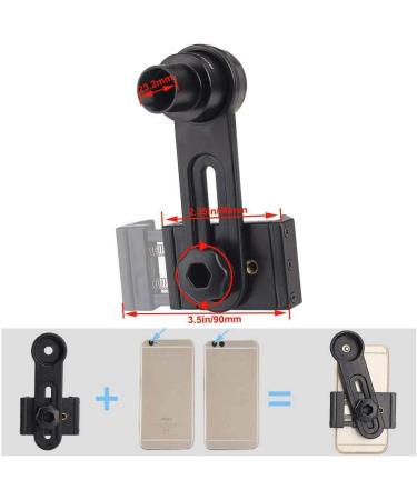 Celticbird Microscope Smartphone Camera Adapter | Built-in WF 16X Eyepiece Accessory - Buy Online on GoSupps.com