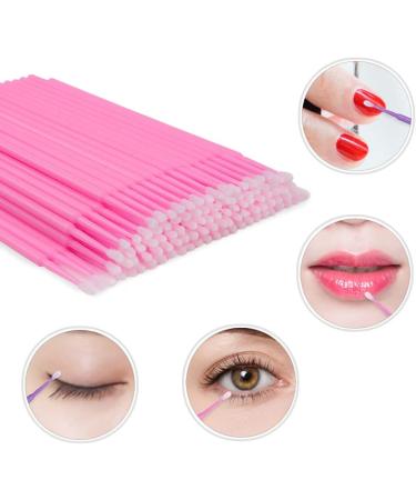 200pcs Disposable Micro Applicator Brushes for Eyelash Extension - Pink and Purple - Buy Online on GoSupps.com