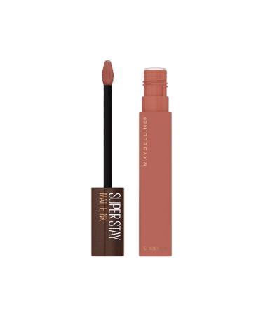 Maybelline New York SuperStay Matte Ink Liquid Lipstick  Coffee Edition  Hazelnut Hypnotizer  0.17 Ounce 260 HAZELNUT HYPNOTIZER 0.17 Fl Oz (Pack of 1)